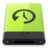 Green Time Machine Icon